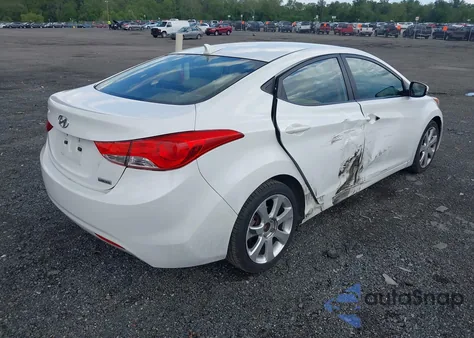 2013 Hyundai Elantra Limited from USA, damaged, VIN 5NPDH4AEXDH431921